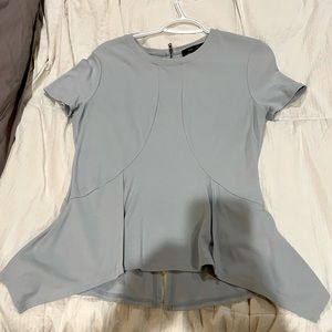 BcBG Max Azria light blue fitted top